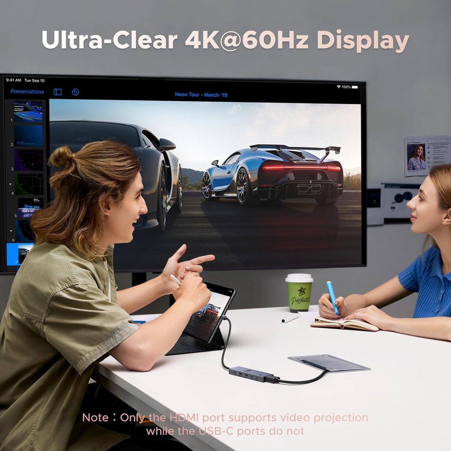 UGREEN Revodok Pro USB C Hub for Laptop 6 in 1 MacBook Docking Station