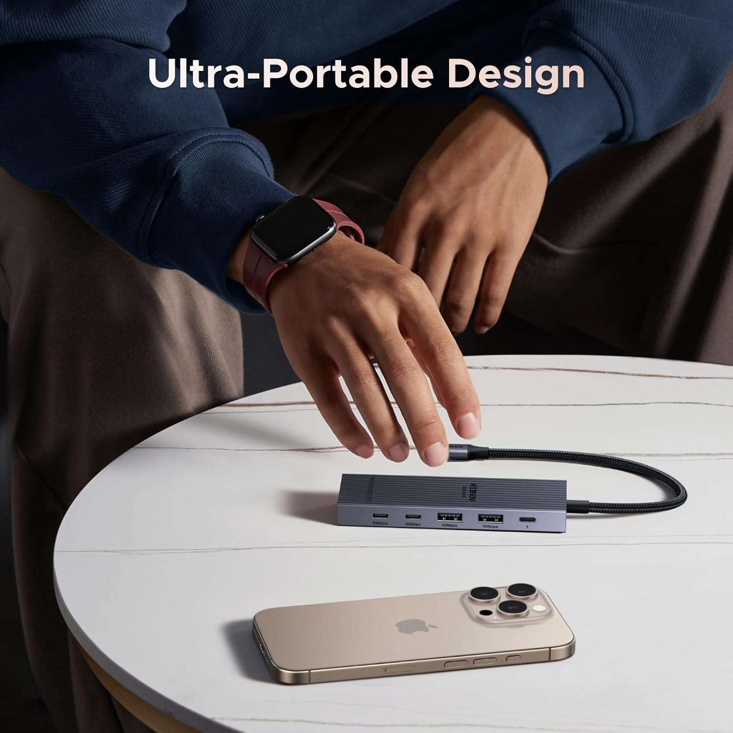 UGREEN Revodok Pro USB C Hub for Laptop 6 in 1 MacBook Docking Station