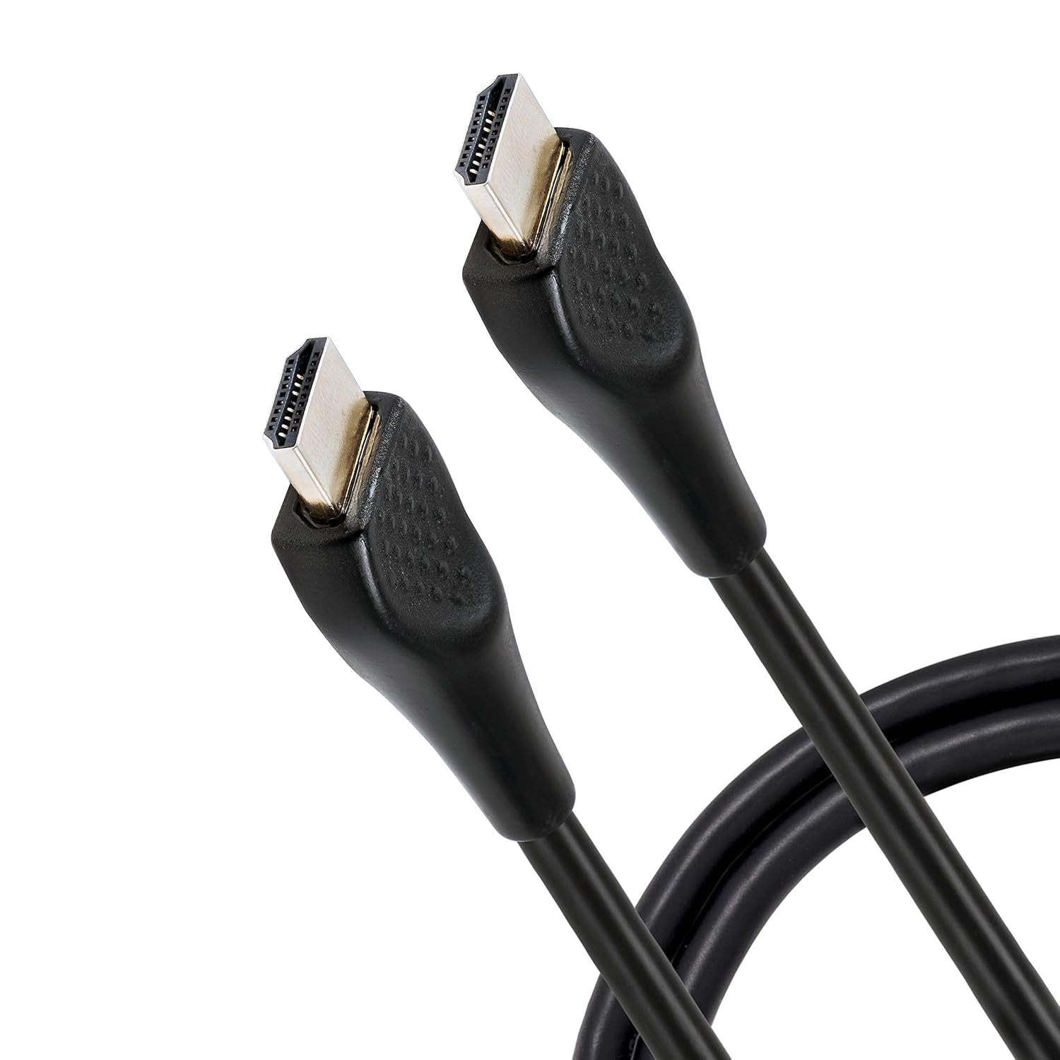 Philips 4K HDMI Cable, 6 ft. 1080p 120Hz 4K 60Hz, HDMI 2.0 10.2Gbps Ethernet, EZ Grip Connector Heads, Gold Connectors, for TV, Monitor, Laptop, PS4, PS5, Xbox One