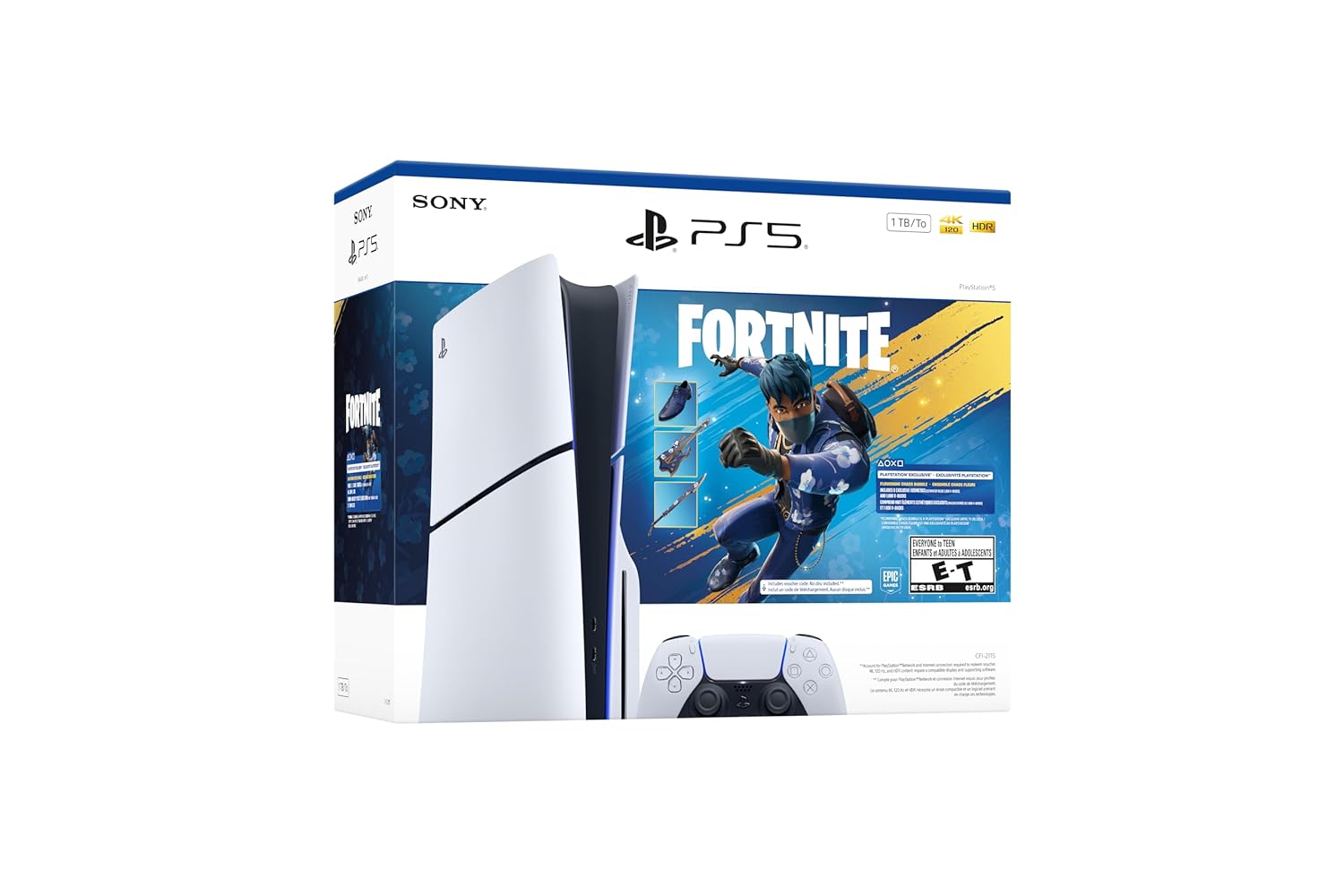 Sony PlayStation 5 Slim - Fortnite Flowering Chaos Bundle (Brand New)