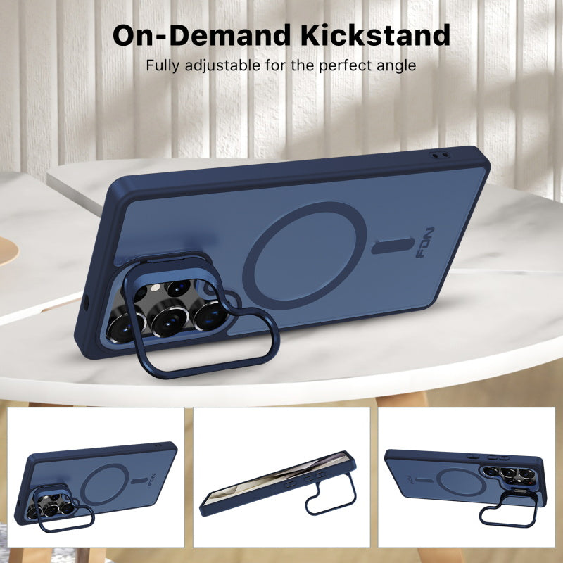 FDN InFrame MagSafe Case with Kickstand for Samsung Galaxy S25 Ultra - Cobalt