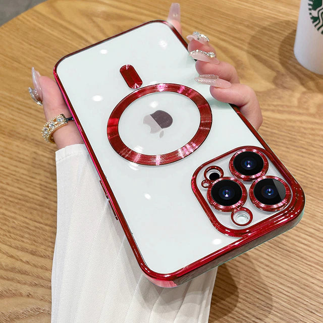 iPhone 13/14 Electroplated Clear Case with Magsafe