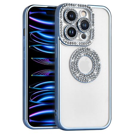 Cube- Slim Hybrid Series- Rhinestone (Non Magsafe) for iPhone