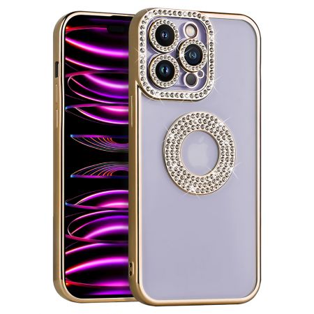Cube- Slim Hybrid Series- Rhinestone (Non Magsafe) for iPhone