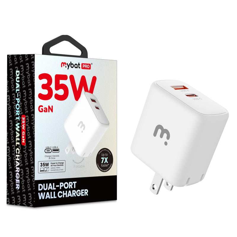 MyBat Pro 35W GaN Dual Port Wall Charger