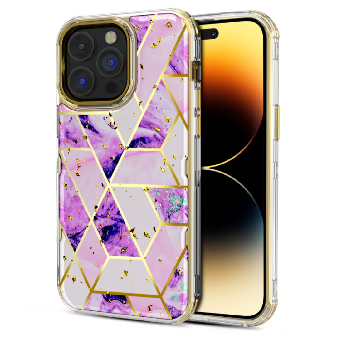 MyBat Marble Hybrid Case for iPhone 14 Pro Max