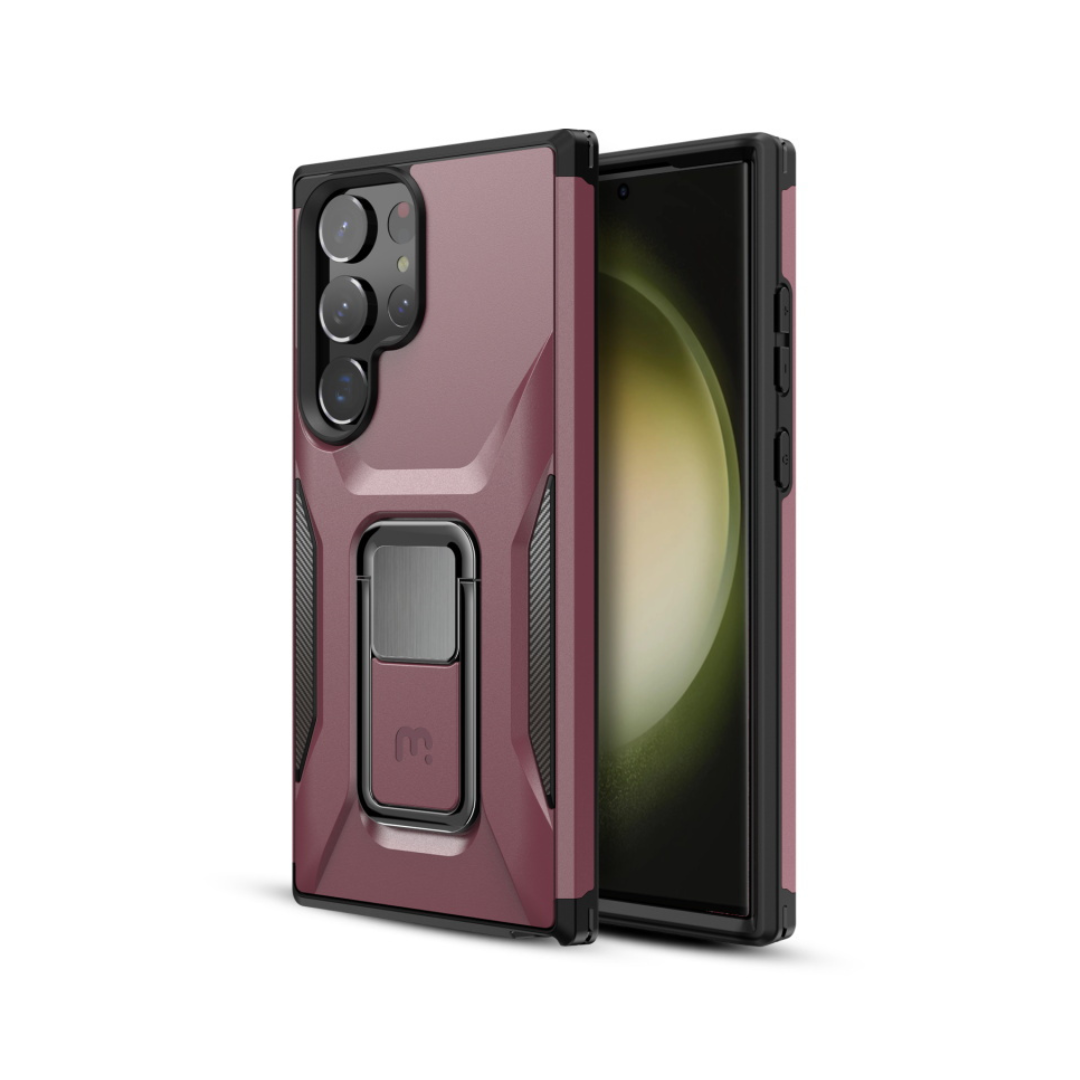 MyBat Samsung S23 Ultra Stealth Series Case with Stand