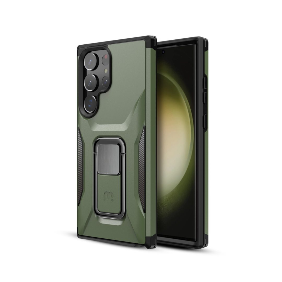 MyBat Samsung S23 Ultra Stealth Series Case with Stand
