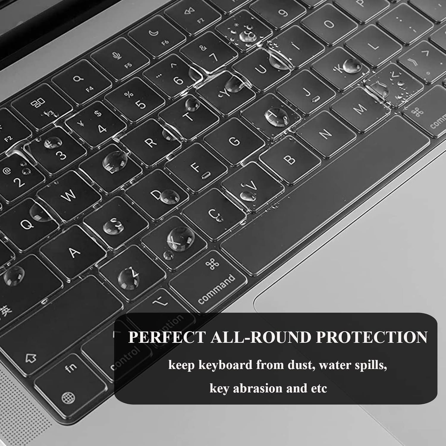 Clear Hardshell Case for 14 inch MacBook Pro with Keyboard Cover, Screen Film & Pouch