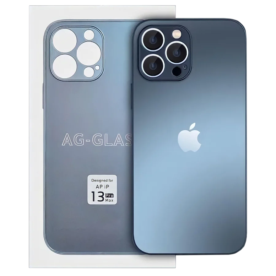 iPhone 13 Pro Max AG Silicone Glass Case