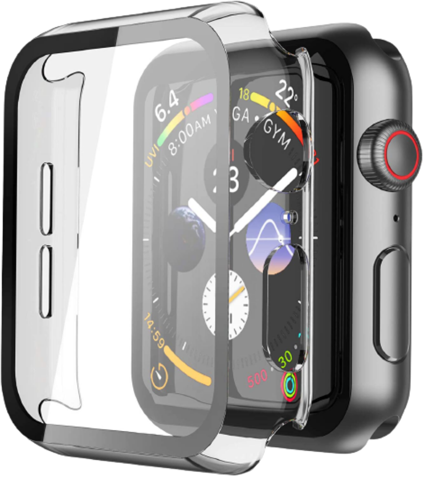 Apple Watch SE/Series 4/5/6 Crystal Clear Full Coverage Case