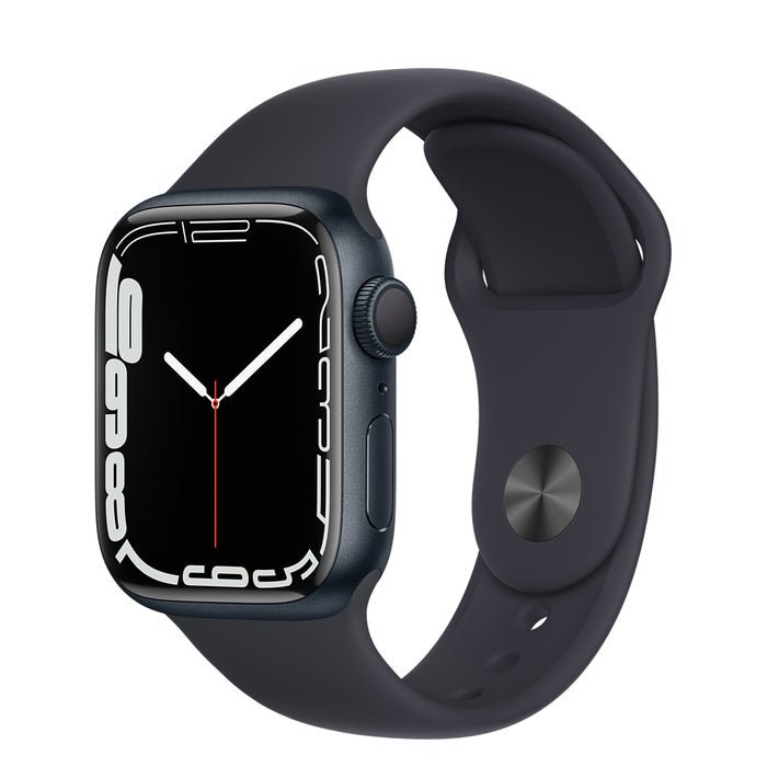 Apple Watch Series 7 Midnight Aluminum Case with Midnight Sport Band