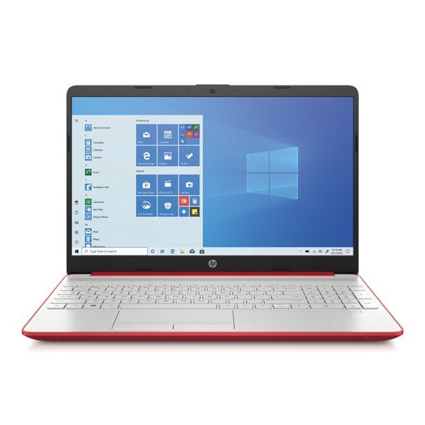 HP 15.6" Pentium 4GB/128GB Laptop - Scarlet Red