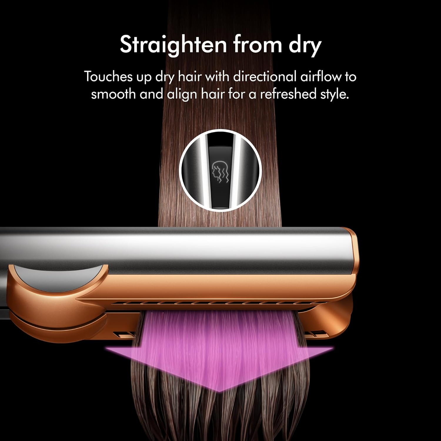 Dyson Airstrait™ dryer and straightener