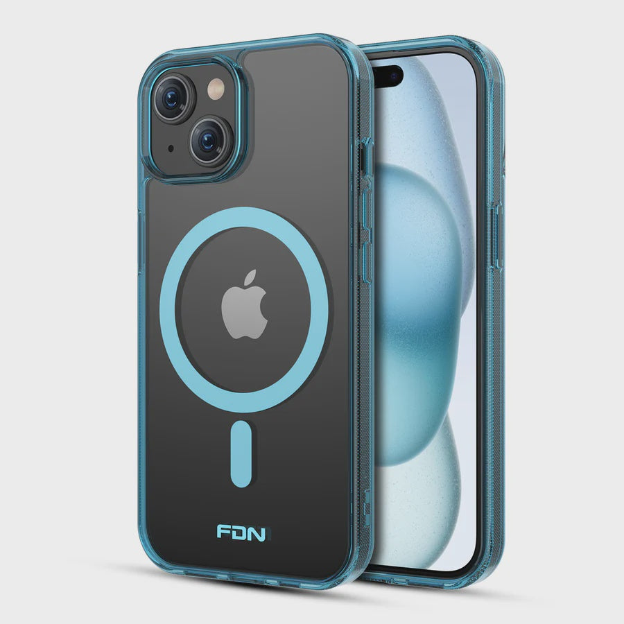 baseline Clear Series MagSafe Case for Apple iPhone 15 - Blue