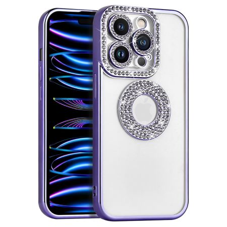 Cube- Slim Hybrid Series- Rhinestone (Non Magsafe) for iPhone