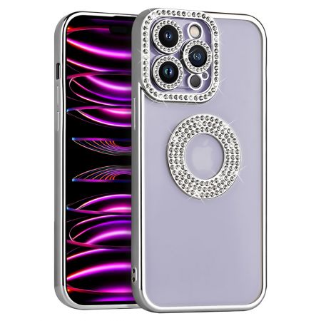 Cube- Slim Hybrid Series- Rhinestone (Non Magsafe) for iPhone