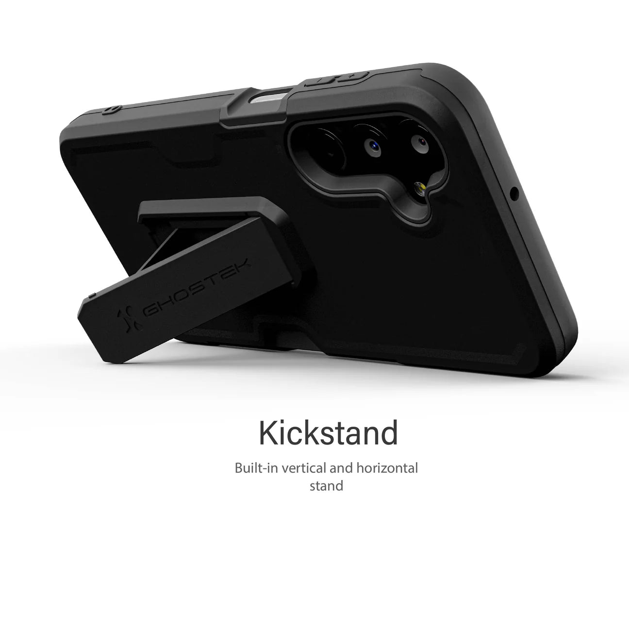 Galaxy A16 Case with Belt Clip, Kickstand, Card Holder — IRON Armor