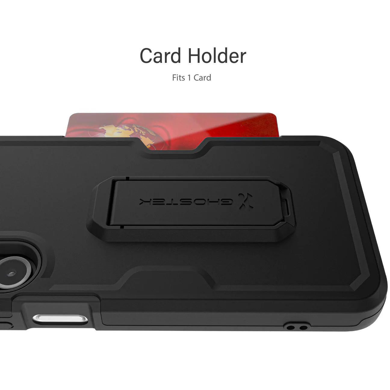 Galaxy A16 Case with Belt Clip, Kickstand, Card Holder — IRON Armor