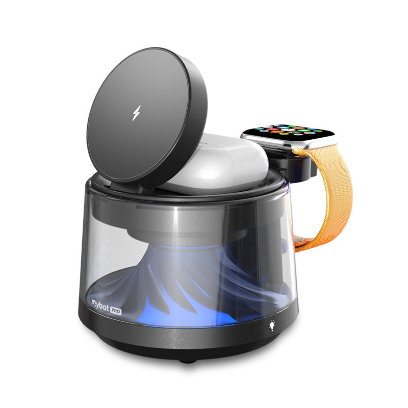 MyBat Pro Omnia 5-in-1 MagSafe Wireless Charging Dock and Speaker
