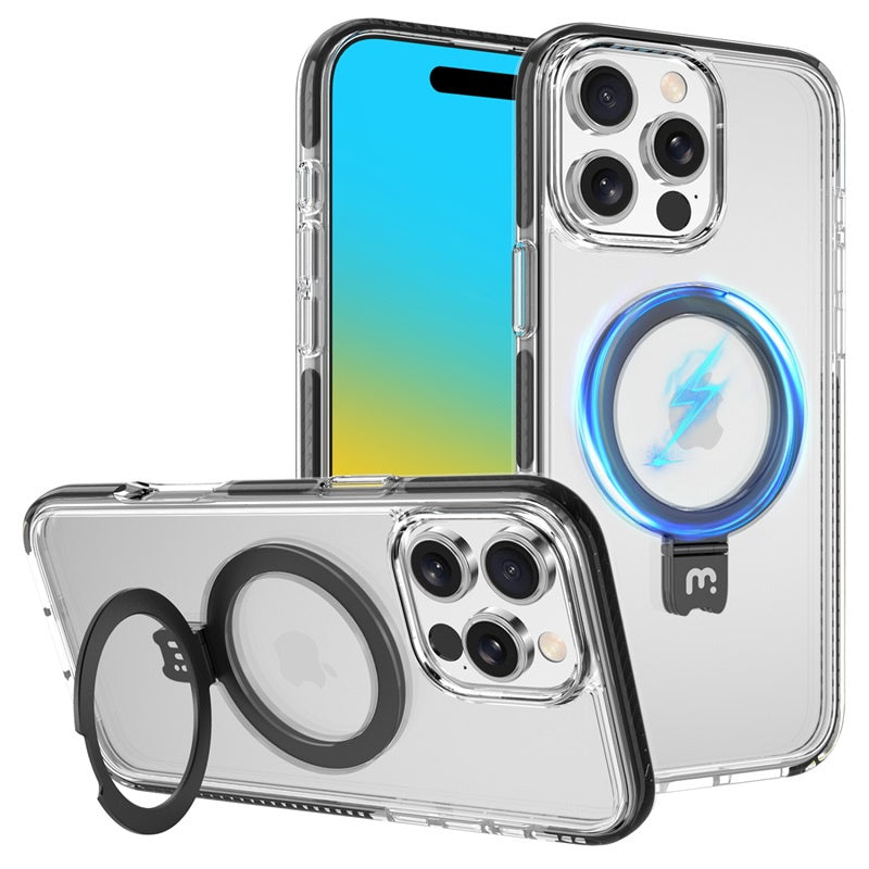 MyBat Pro Lure Series Case w/ MagSafe Kickstand Ring for Apple iPhone 16 Pro - Black