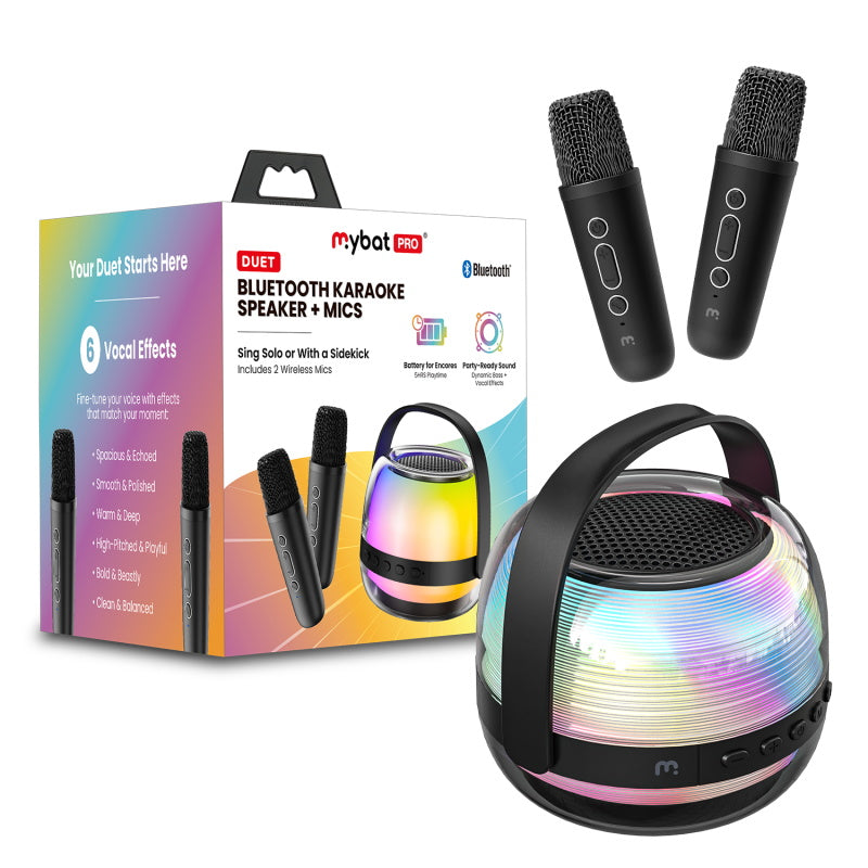 MyBat Pro Duet Bluetooth Karaoke Speaker + Mics
