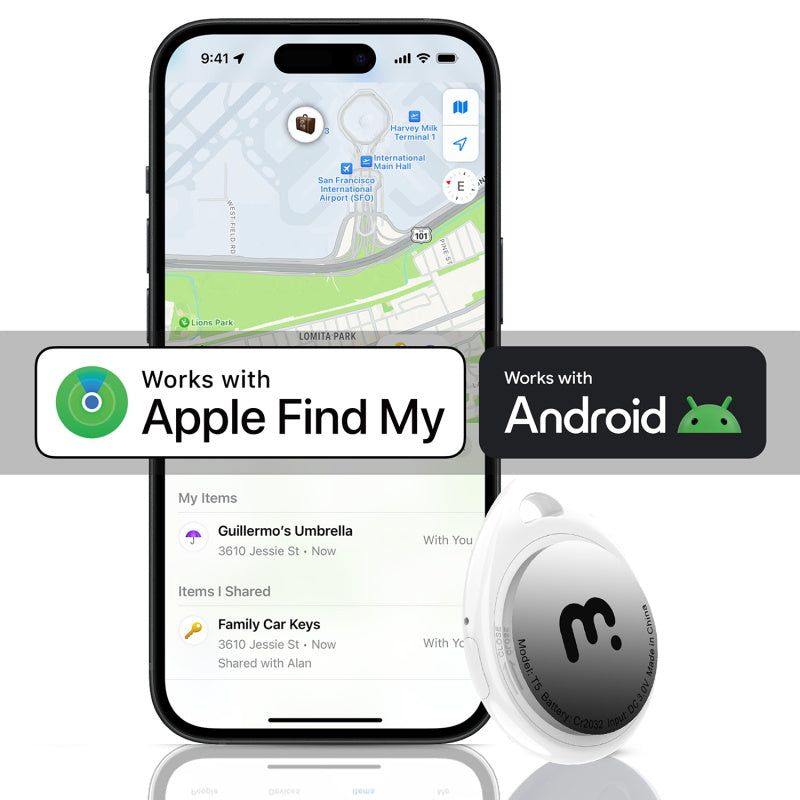 MyBat Pro TagAlong Portable Tracker - White