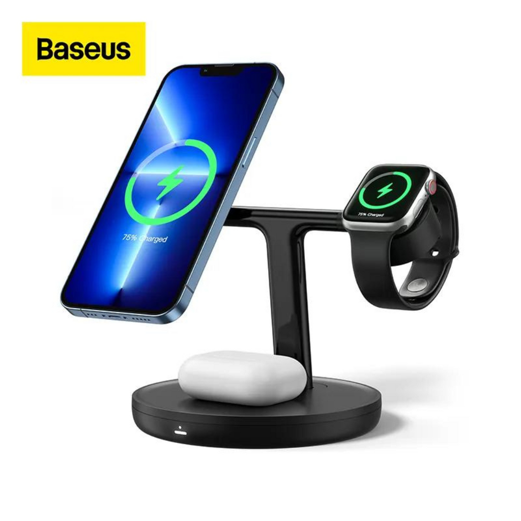 Baseus 3 in 1 20W Magnetic Wireless Charger Stand