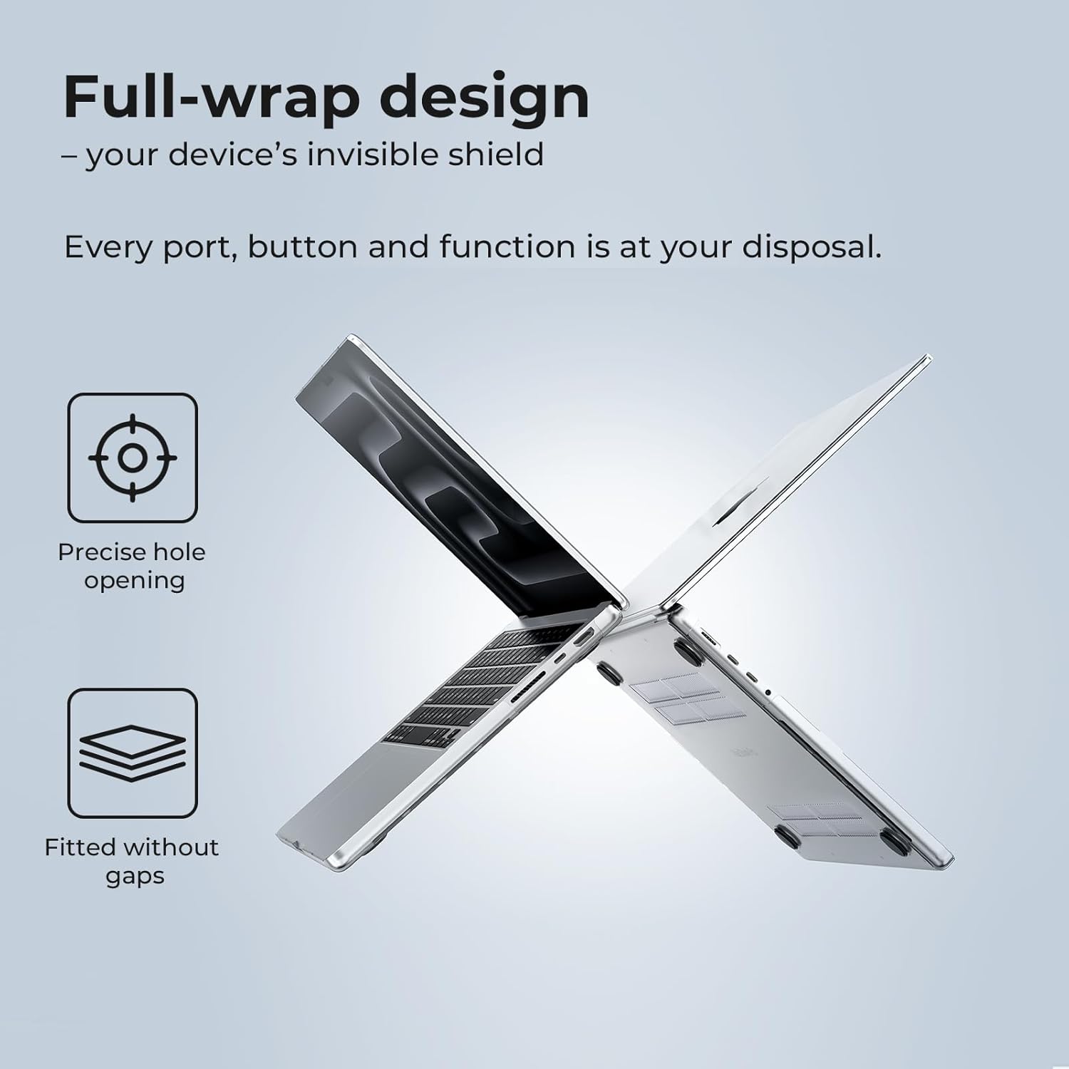 Crystal Clear Hardshell Case for 14 inch MacBook Pro