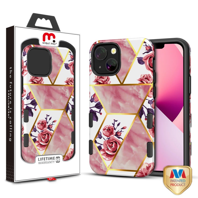MyBat Pro Tuff Subs Series Case for Apple iPhone 13 - Rose Marble
