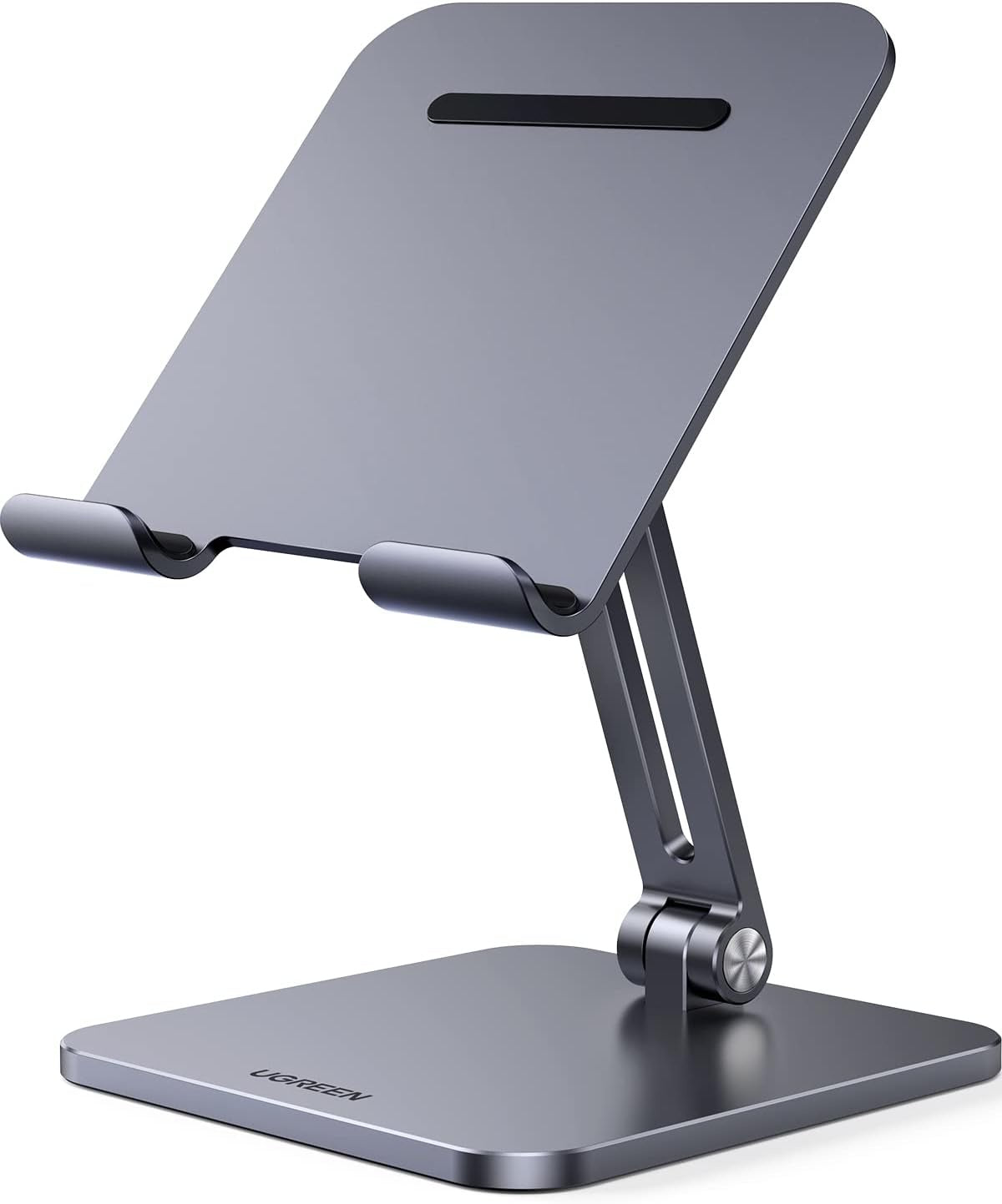 UGREEN Tablet Stand Compatible for iPad Desk Stand Holder Adjustable Aluminum Thicker Base