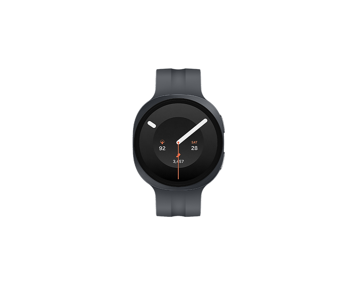 Samsung Galaxy Watch 9 in Graphite, front view