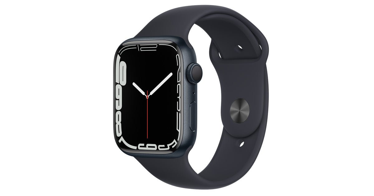 Apple Watch Series 7 Midnight Aluminum Case with Midnight Sport Band