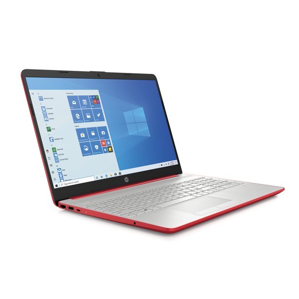 HP 15.6" Pentium 4GB/128GB Laptop - Scarlet Red