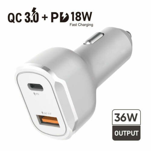 PD Dual Port Car Charger